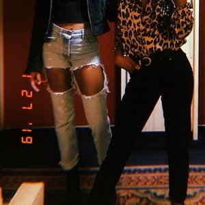 FLASH SALE ⚡️ Revice Denim Thigh Cut Out jeans